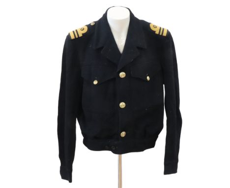 A 1945 Royal Navy officer's Working Overalls [ Battledress ] Blouse