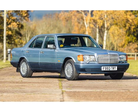 Attractive, second-generation W126 S-Class on offer at 'No Reserve'.Second Series, S-Class W126, UK-supplied in RHD with an a