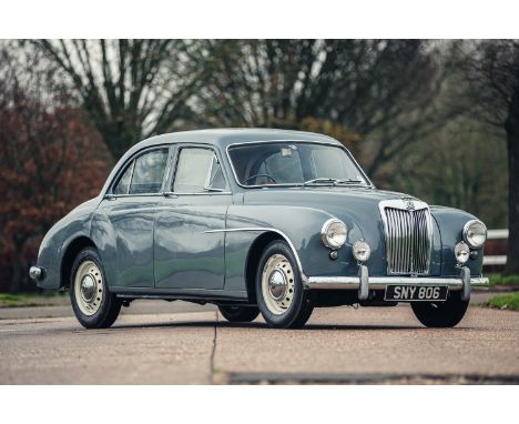 A smart example of MG's mid-fifties sporting saloon with MGA power.The first unitary body (monocoque) to bear the MG badgeFea