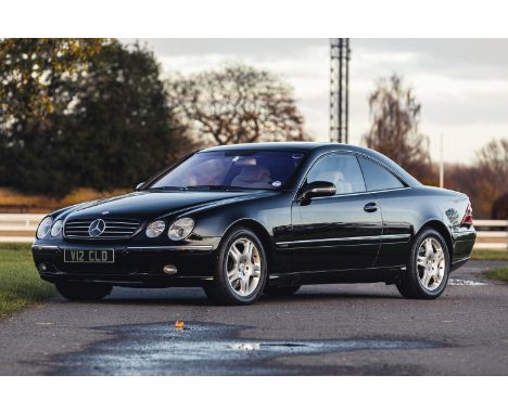 A smart example of Mercedes second-generation V12 GT CoupeClassic top-end Mercedes presentation in Obsidian Black with a Grey