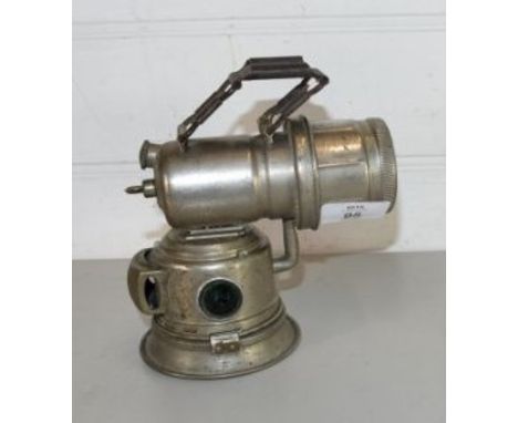VINTAGE MILLER PATENT CARBIDE LANTERN