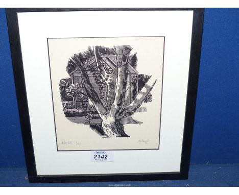 A framed and mounted limited edition Print by Reg Boulton '80 titled "Apple Tree", no. 1/10