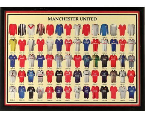 Collection of six framed sport related items - to include, George Best art print, Matt Busby art print, and other items, fram