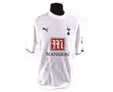 Tottenham Hotspur Football club, Signed Hossam Ghaly (No.14) 2006-2007 kit. Match worn and signed.Condition Report:  Slight t