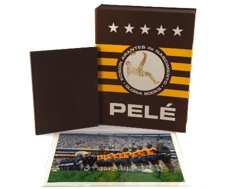 The Pelé Book: Signed Carnival Ultra Limited Edition Presentation Book. A "big book" detailing the life of the God of footbal