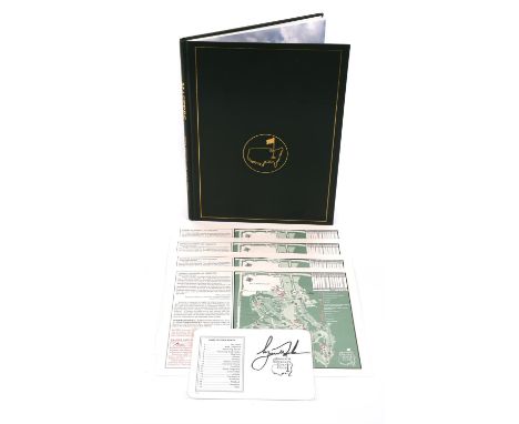 Tiger Woods - Augusta National Golf Club Score Card Signed in black pen by Tiger Woods, together with all 4 days playing sche