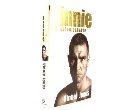 Vinnie Jones  Vinnie The Autobiography, signed first edition, first printing, signed to the title page Vinnie Jones, hardback