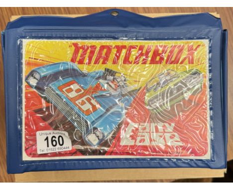 A Matchbox carry case &amp; A Mattel Matchbox empty trade box