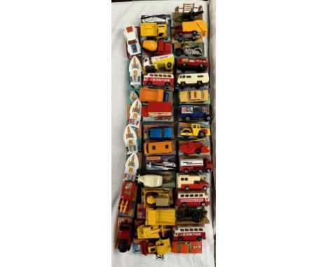 37 Matchbox Superfast in K type boxes, some boxes worn.