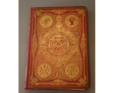 Brackenbury, George - The Campaign in the Crimea, Second series, 8vo, red cloth with gilt stamped front, with frontis and 40 