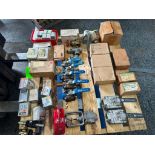 (F) (New) Pallet of Misc. Valves & Solenoid Valves; Parker, SVF, VNE, Hansen, & More