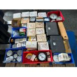 (F) (New) Pallet of Gauges; Ashcroft, Dwyer, Noshok, & More