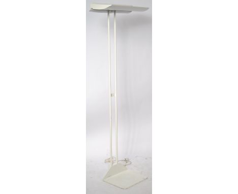 Thorn - A contemporary 20th Century retro vintage uplighter standard lamp light of&nbsp;Art Deco style with label for atop fo