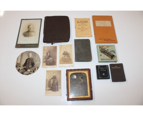 A collection of ephemera including post-cards, a Daguerreotype The Famous History Of Tom Thumb, Boys Scouts hand book etc.  