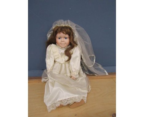 Porcelain Doll in wedding dress&nbsp;