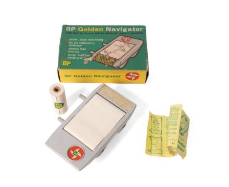 BP Golden Navigator rally driver route finding rally car dashboard note pad c1970