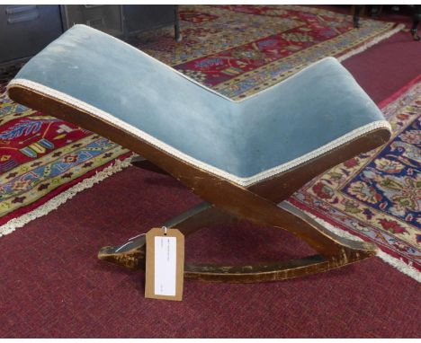 A Victorian gout stool 