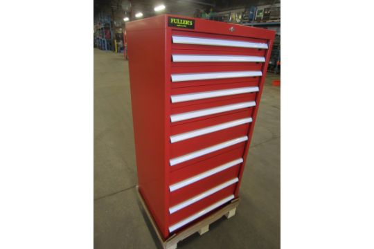 Lista Type Fullers 10 Drawer Heavy Duty Tool Cabinet With Drawer