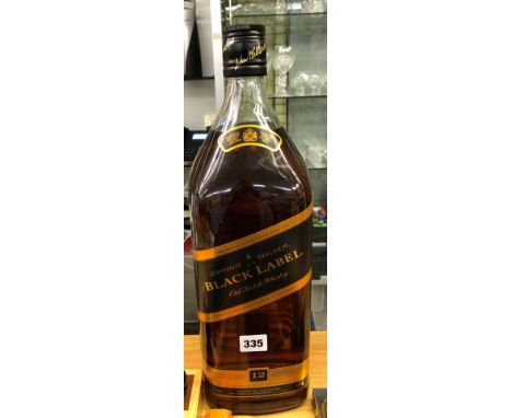 BOXED JOHNNIE WALKER BLACK LABEL OLD SCOTCH WHISKY EXTRA SPECIAL DELUXE AGED 12 YEARS 4.5L