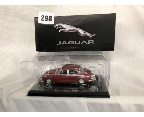 BOXED DIECAST MODEL OF A JAGUAR MK 2 1960