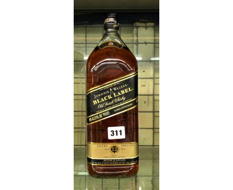 UNBOXED JOHNNIE WALKER BLACK LABEL SCOTCH WHISKY 12 YEARS OLD EXTRA SPECIAL 1.75L