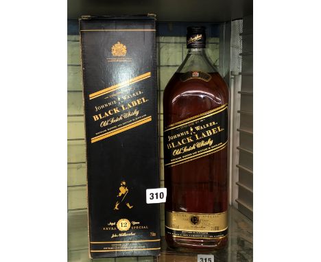 JOHNNIE WALKER BLACK LABEL SCOTCH WHISKY 12 YEARS OLD EXTRA SPECIAL 2 LITRE