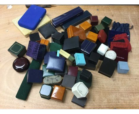 Collection of approximately 50 Ring and other jewellery boxes (qty)