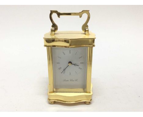 Good Quality Contemporary brass carriage clock by London Clock CoCondition report: Unfortunately not in working order