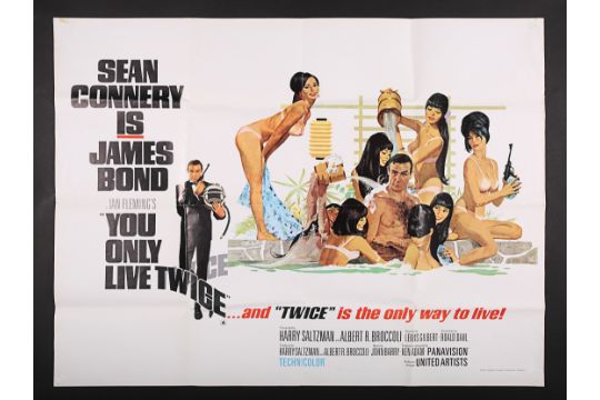 Artist Robert Mcginnis Uk Quad Style C Poster For You Only Live Twice 1967 This Is The