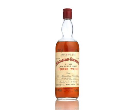  Macallan-Glenlivet-1937Distilled by R. Kemp, Macallan-Glenlivet Ltd., The Macallan Distillery.Bonded and bottled by Gordon &