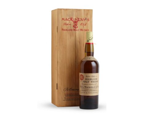  Mackinlay's Rare Old Highland Malt (2)Distilled, blended and bottled by Charles Mackinlay &amp; Co.A commemorative re-creati