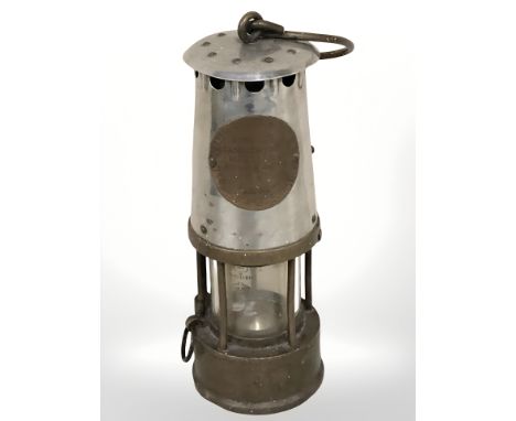 An Eccles Type 6RS miner's lamp 