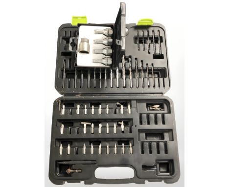 A Guide part drill bit set and a wheel locking kit.