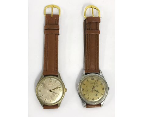 DOXA GENTS VINTAGE WRITSTWATCH WITH ANOTHER THAT NEEDS ATTENTION