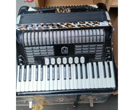 Hohner Thirty MGS Accordion and travel case. 