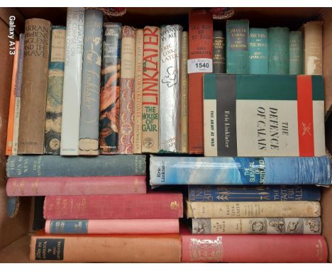 A Box of 31 vintage Books, includes first editions.Including Eric Linklater. 
