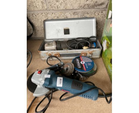 Bosch and Black &amp; Decker grinder tools 