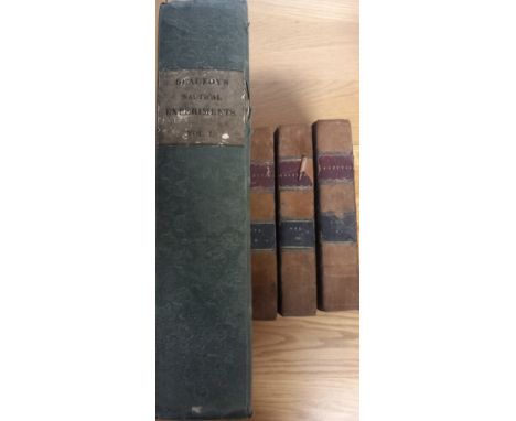 A Collection Of Vintage Books To Include:Beaufoys Nautical Experiments Vol 1 By Colonel Mark Beaufoy F.R.S with plates 1834, 
