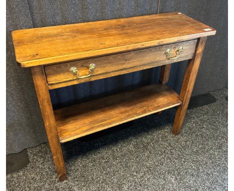 Contemporary console table with frieze drawer and lower shelf [65x91x33cm] 