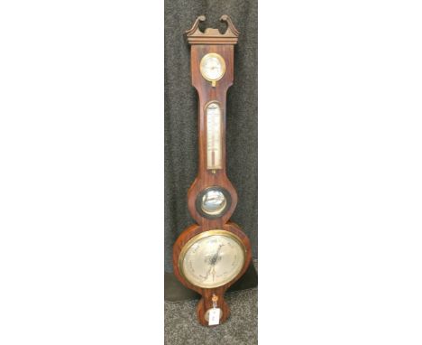 19th century Rose wood wall barometer produced by W &amp; C. Fairley of Glasgow 