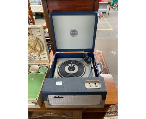 A Portadyne vintage turntable