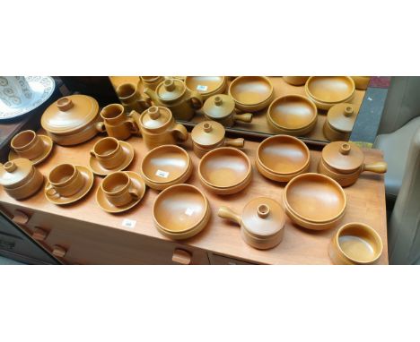 Denby/Langy style soup/tea service 