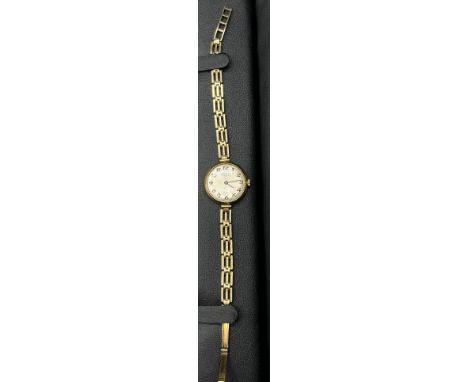 9ct gold ladies rotary watch second hand best sale