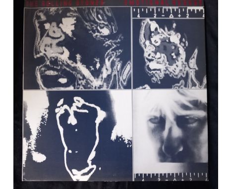 A Collection of Five Rolling Stones Original LP to include: Emotional Rescue, Tattoo You, Black And Blue, Goat's Head Soup, L