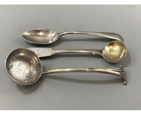 3x small silver spoons all different hallmarks, weight 51 grams 