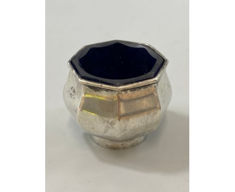 A hallmarked Birmingham silver cased tub, weight 75.17 grams 