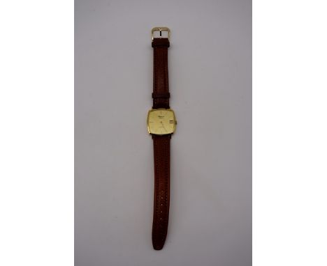 A 1980s Chopard 18k gold automatic wristwatch,&nbsp;30mm, cal 2-67, No 99459-2063, on replacement Condor leather strap. 