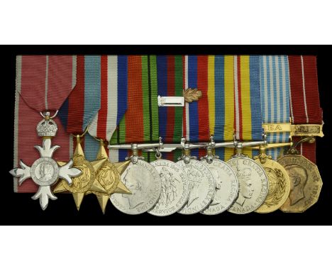 A Korean War M.B.E. group of ten awarded to Captain G. S. Blake, Royal Canadian Ordnance Corps  The Most Excellent Order of t