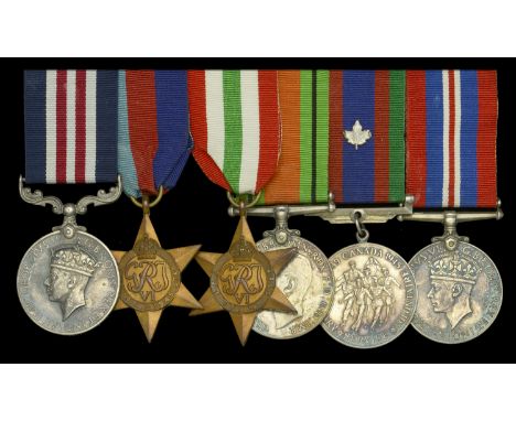 A fine Second War 1944 ‘Italy operations - breaching of the Hitler Line’ M.M. group of six awarded to Sergeant D. G. Davie, 4