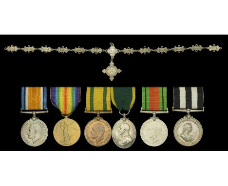 Six: Battery Quarter Master Sergeant R. Peters, Royal Garrison Artillery  British War and Victory Medals (334038 B.Q.M. Sjt. 